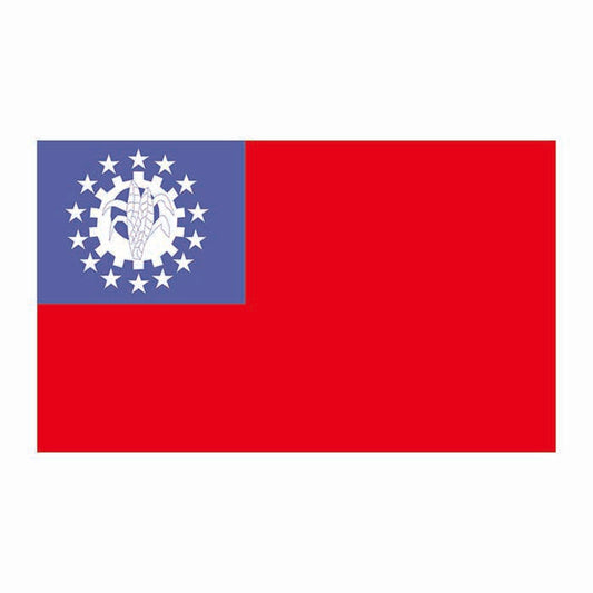 Burma Flag Cardboard Cutout
