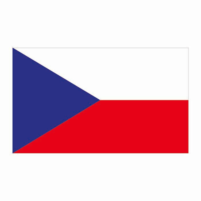 Czech republic Flag Cardboard Cutout