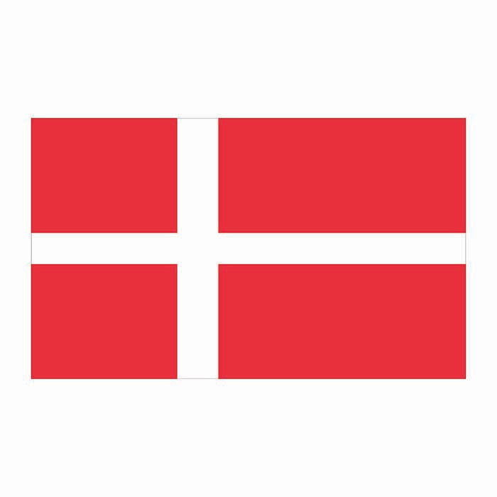 Denmark Flag Cardboard Cutout