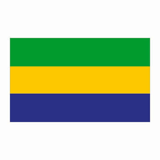 Gabon Flag Cardboard Cutout