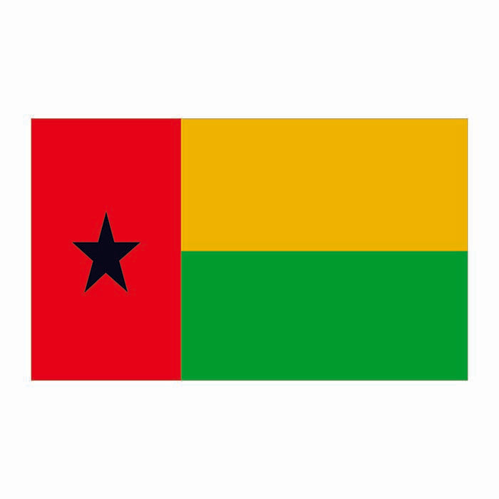 Guinea-Bissau Flag Cardboard Cutout