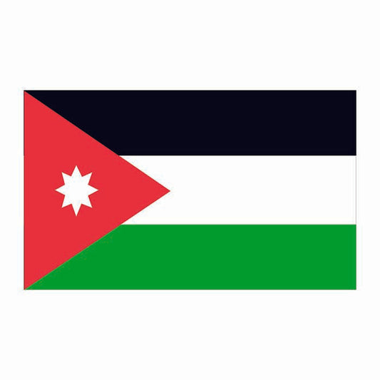 Jordan Flag Cardboard Cutout