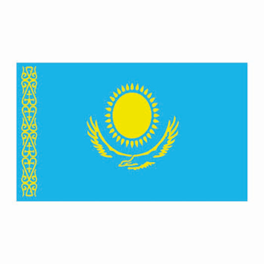 Kazakhstan Flag Cardboard Cutout