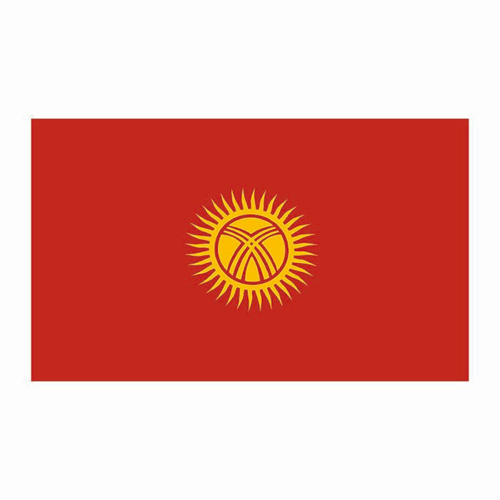 Kyrgyzstan Flag Cardboard Cutout