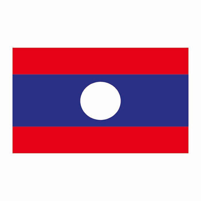 Laos Flag Cardboard Cutout