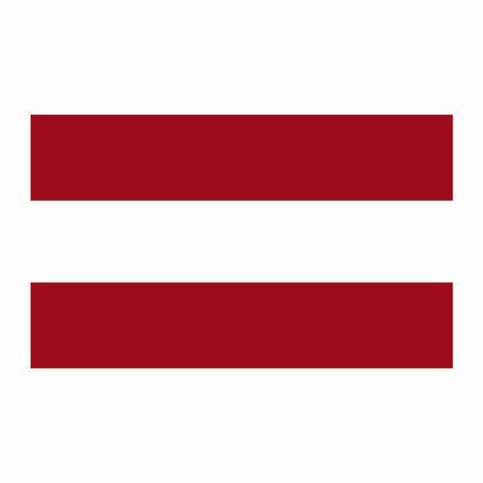 Latvia Flag Cardboard Cutout