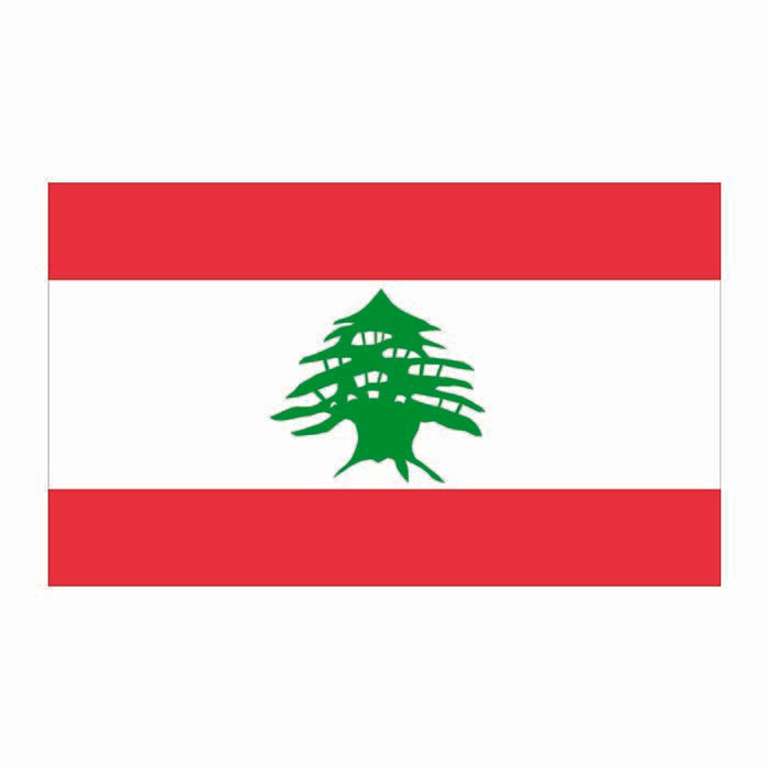 Lebanon Flag Cardboard Cutout
