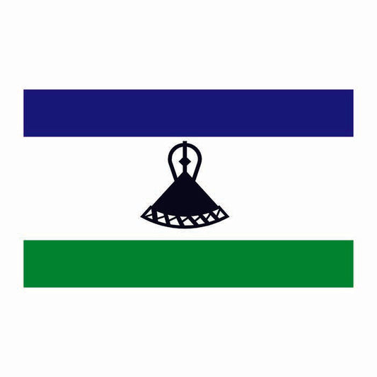 Lesotho Flag Cardboard Cutout