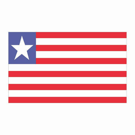 Liberia Flag Cardboard Cutout