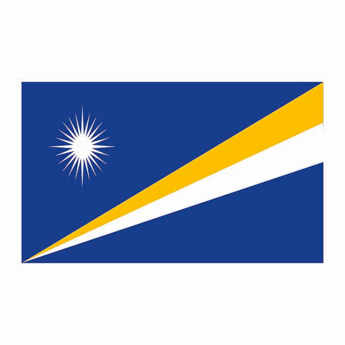 Marshall Islands Flag Cardboard Cutout