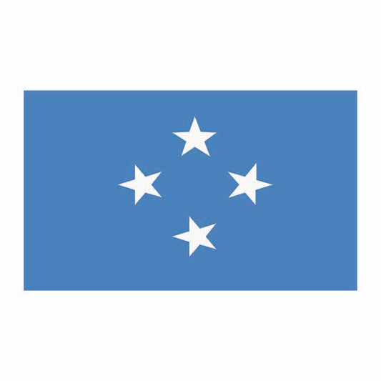 Micronesia Flag Cardboard Cutout