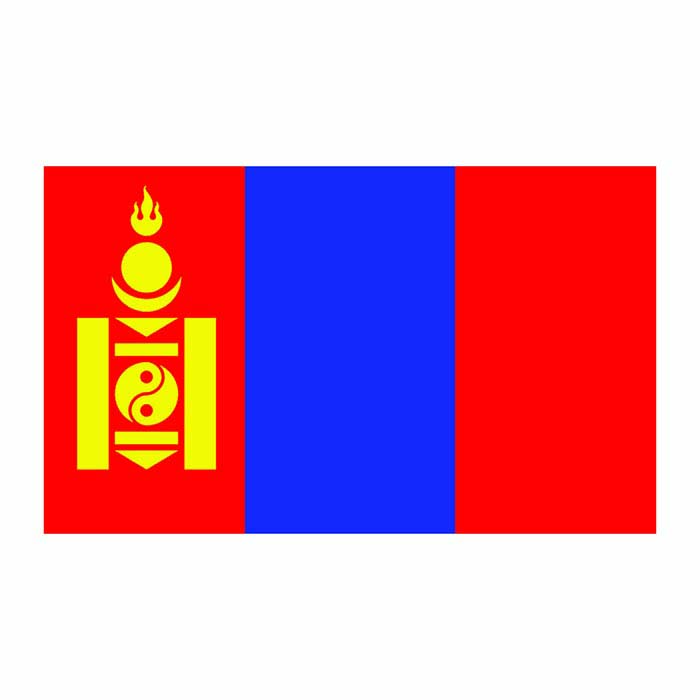 Mongolia Flag Cardboard Cutout