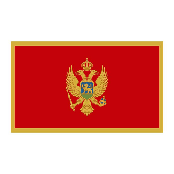 Montenegro Flag Cardboard Cutout