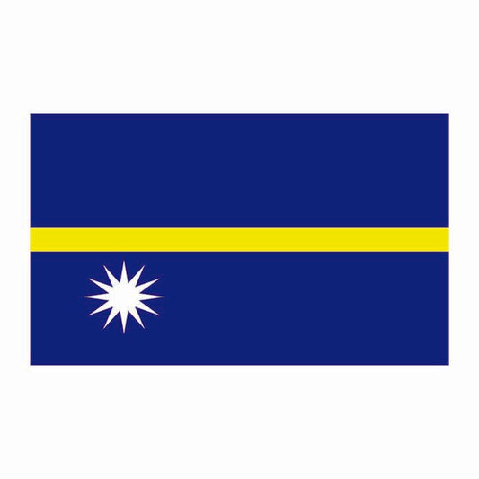 Nauru Flag Cardboard Cutout