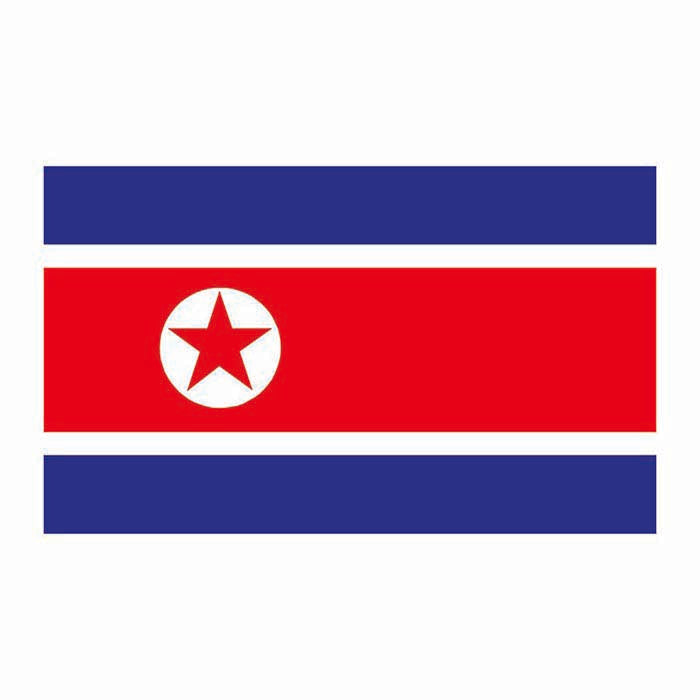 North Korea Flag Cardboard Cutout