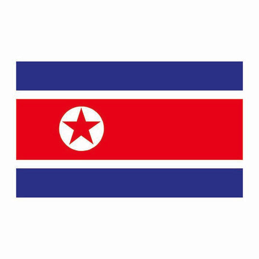 North Korea Flag Cardboard Cutout
