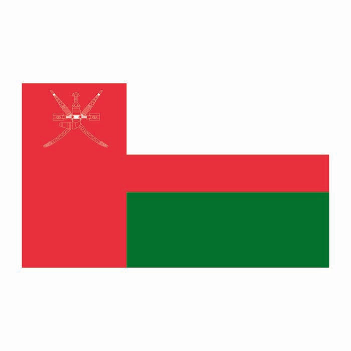 Oman Flag Cardboard Cutout