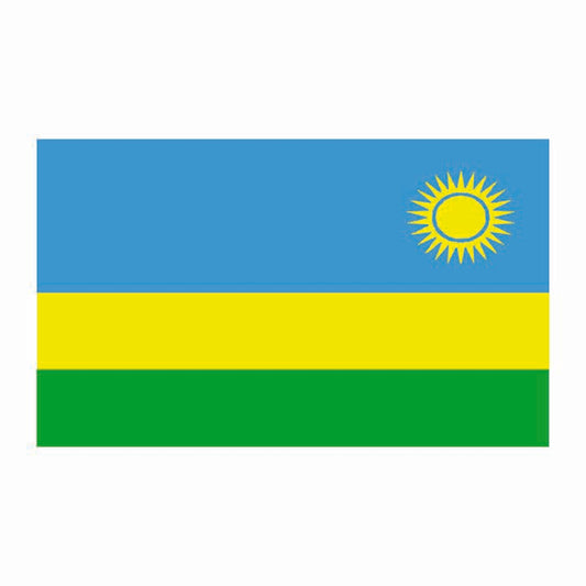 Rwanda Flag Cardboard Cutout