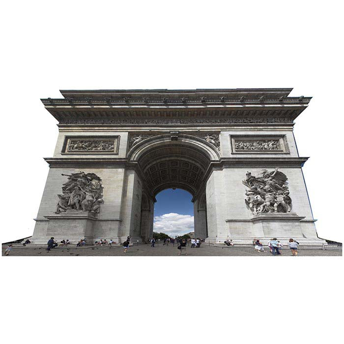 Arch De Triumph Cardboard Cutout