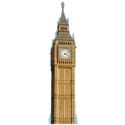 London Clock Tower Big Ben Cardboard Cutout