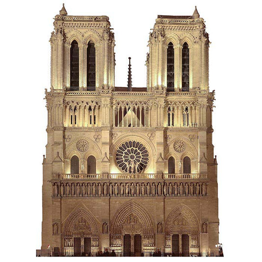 Notre Dame Cathedral Cardboard Cutout