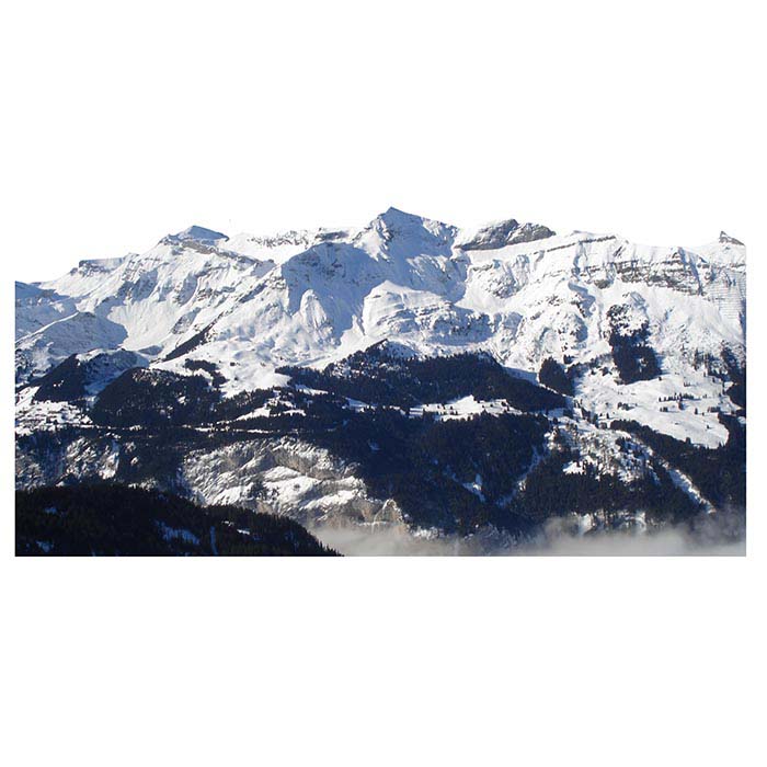 Swiss Alps Mountains Range Cardboard Cutout