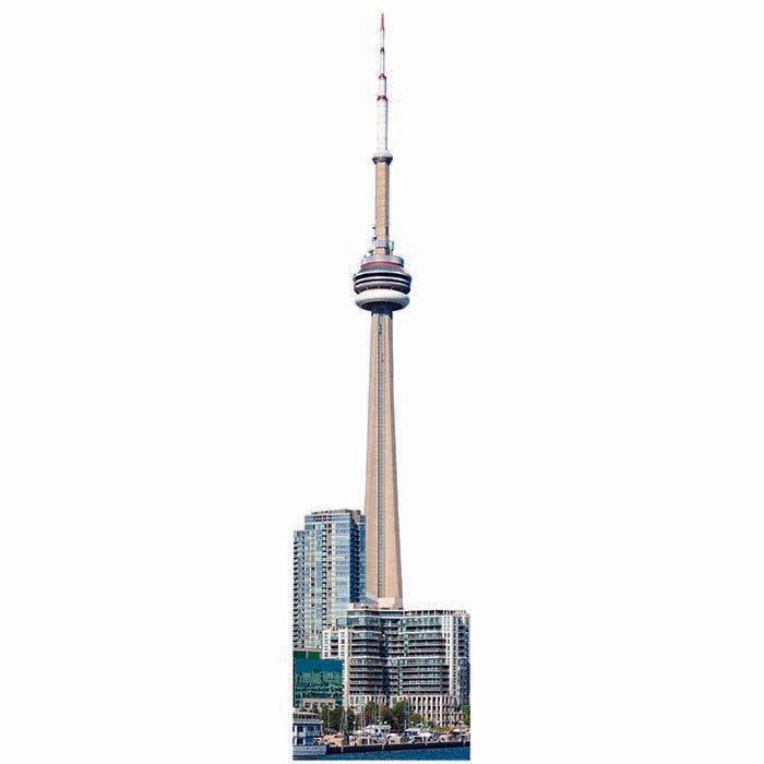 CN Tower Cardboard Cutout
