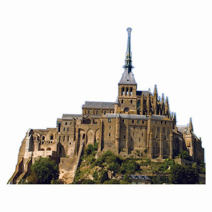 Mont Saint Michel Cardboard Cutout