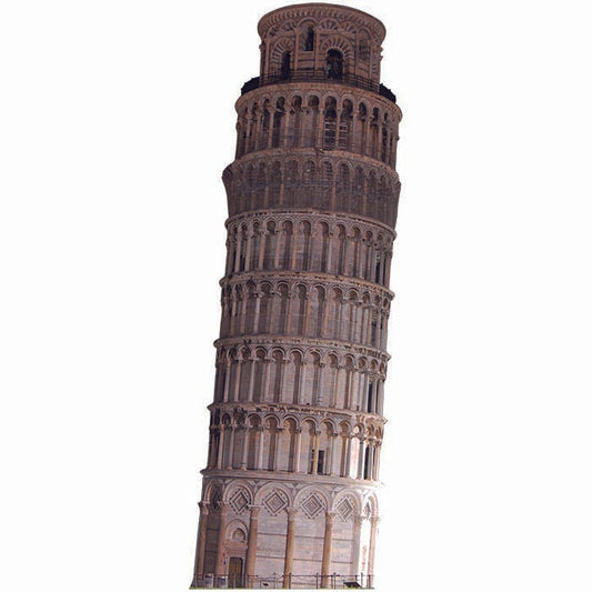 Leaning Tower of Pisa Night Cardboard Cutout