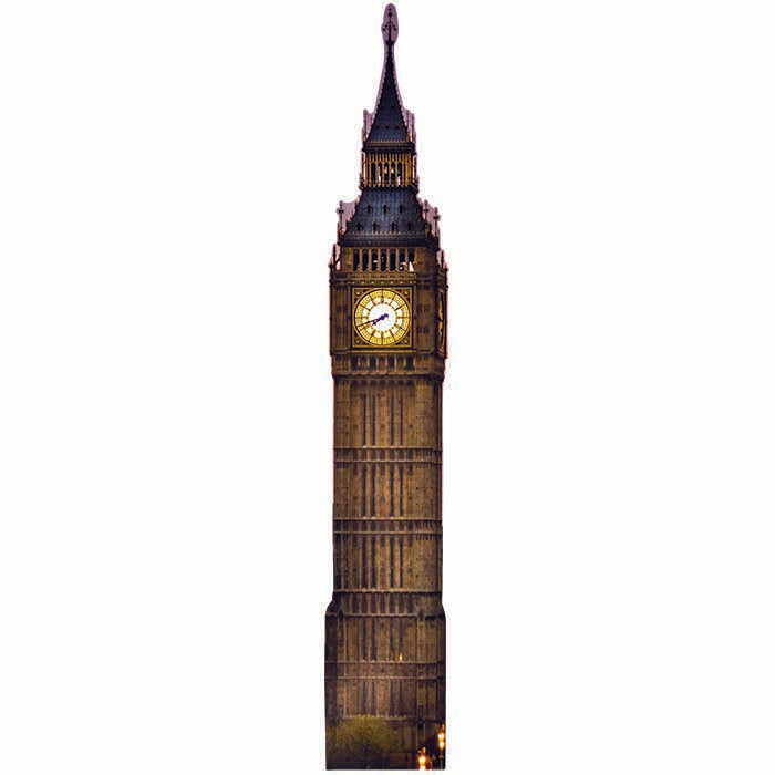 Big Ben Night Cardboard Cutout
