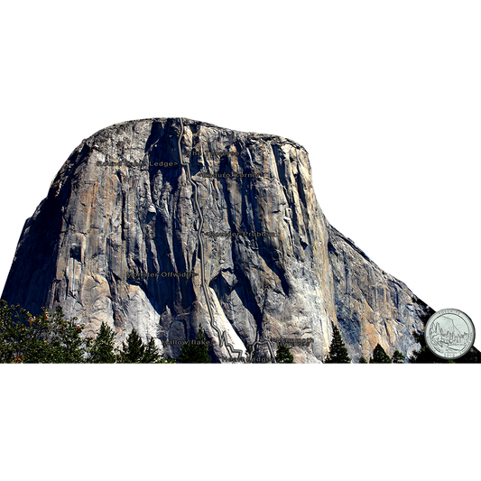 El Capitan Free Solo Yosemite Cardboard Cutout