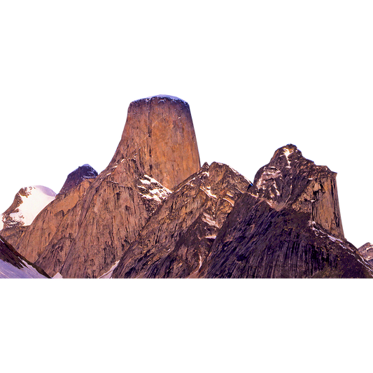 Mount Asgard from the Turner Glacier Cardboard Cutout