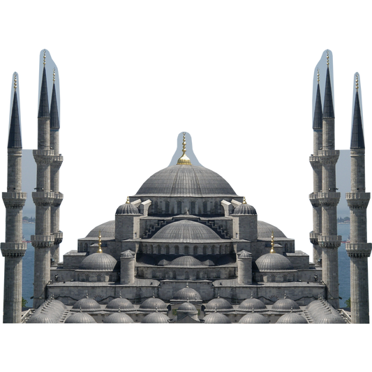 Blue Mosque Sultan Ahmed Istanbul Turkey Cardboard Cutout