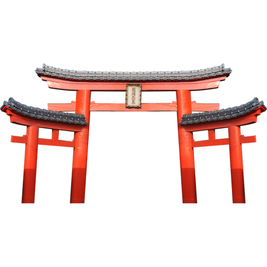 Torrii of Shiramine-gu Japanese Gate Cardboard Cutout