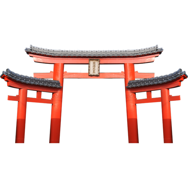 Torrii of Shiramine-gu Japanese Gate Cardboard Cutout