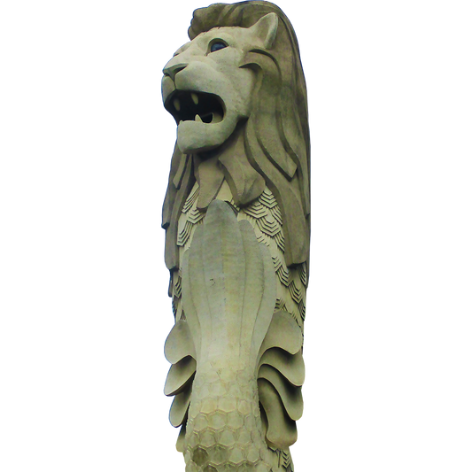 Merlion Singapore City Mascot Asia Cardboard Cutout