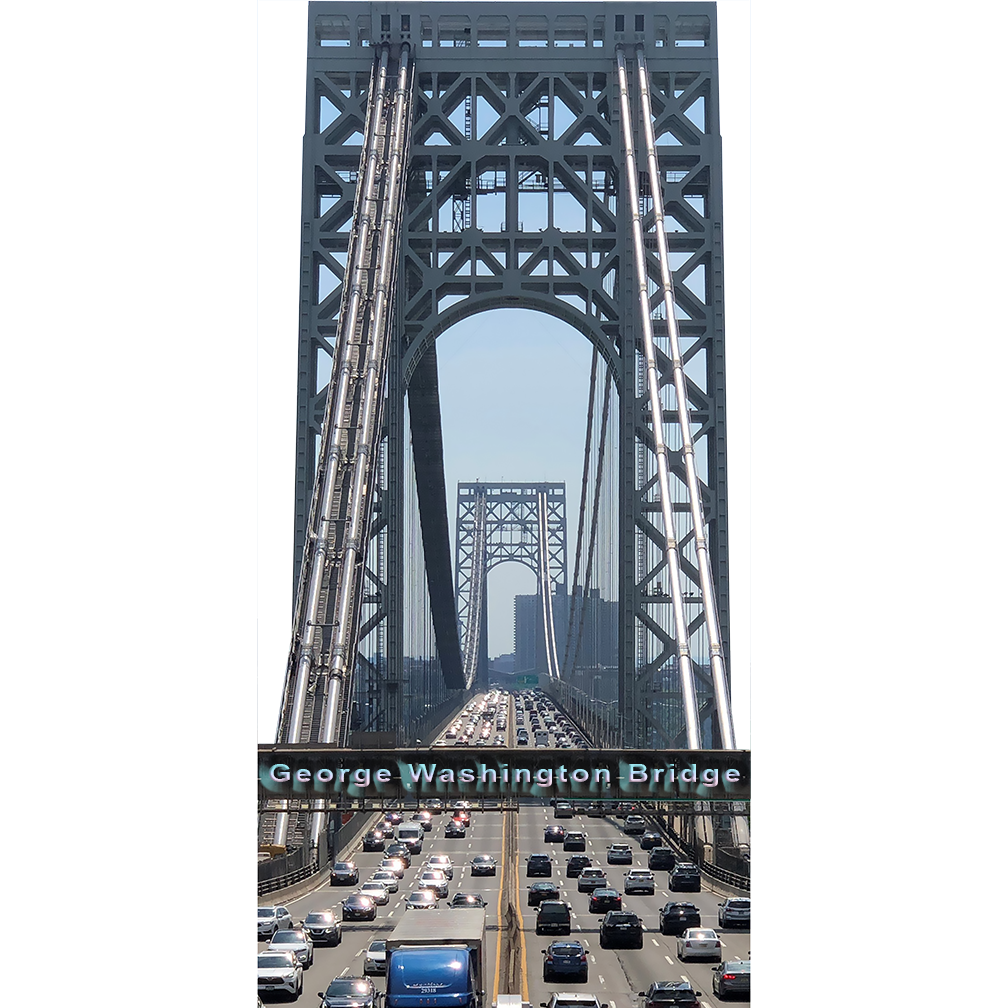 George Washington Bridge Cardboard Cutout