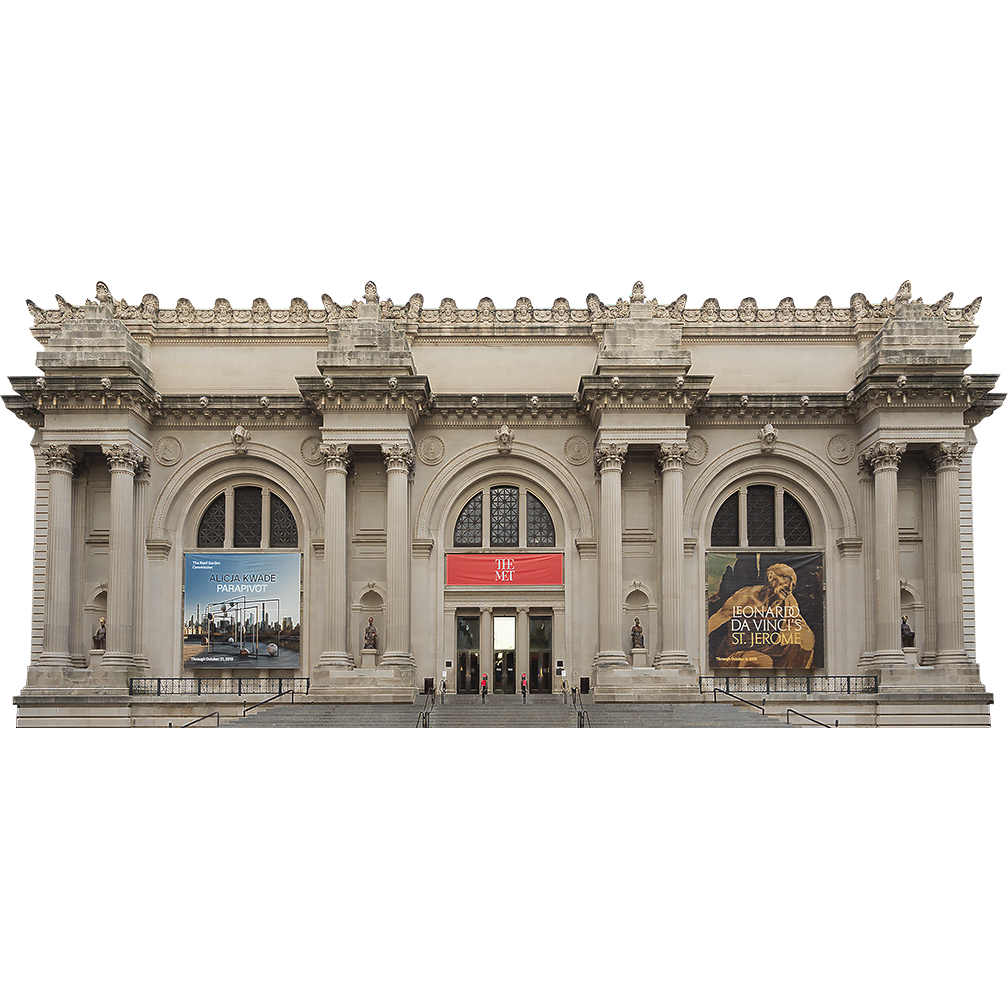 Metropolitan Museum of Art The Met New York Cardboard Cutout