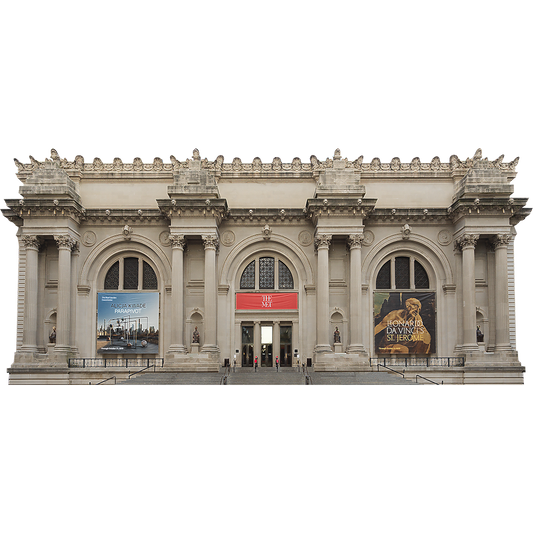 Metropolitan Museum of Art The Met New York Cardboard Cutout
