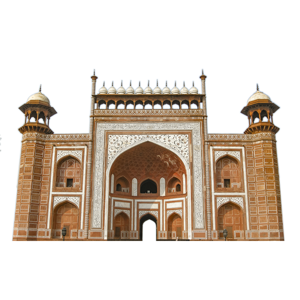 Gateway Darwaza to Taj Mahal Cardboard Cutout