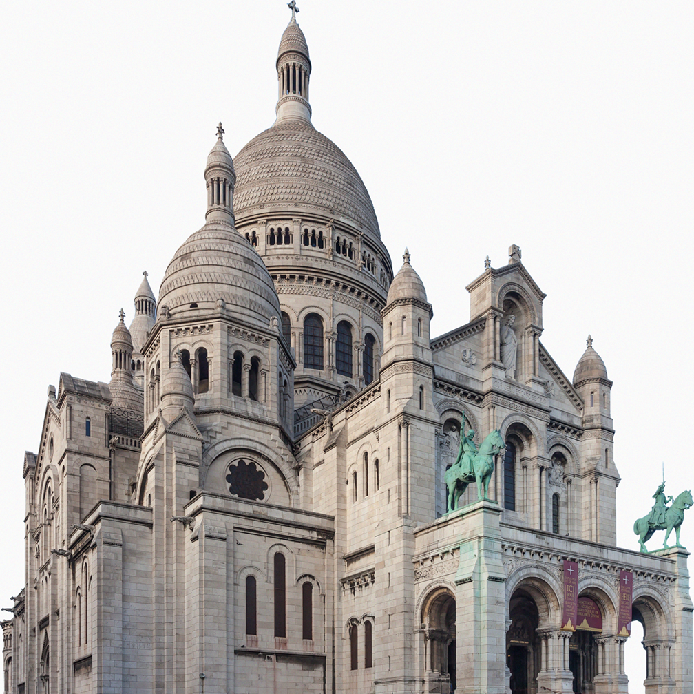 Sacre Coeur Basilica Sacred Heart Church Paris France Cardboard Cutout