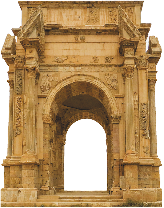 Arch of Septimius Severus Roman Ruins 5ft Cardboard Cutout