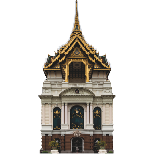 Grand Palace Bangkok Central Prasat Cardboard Cutout