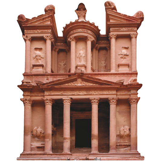 Petra Al-Khazneh Treasury Jordan South of Jerusalem Cardboard Cutout