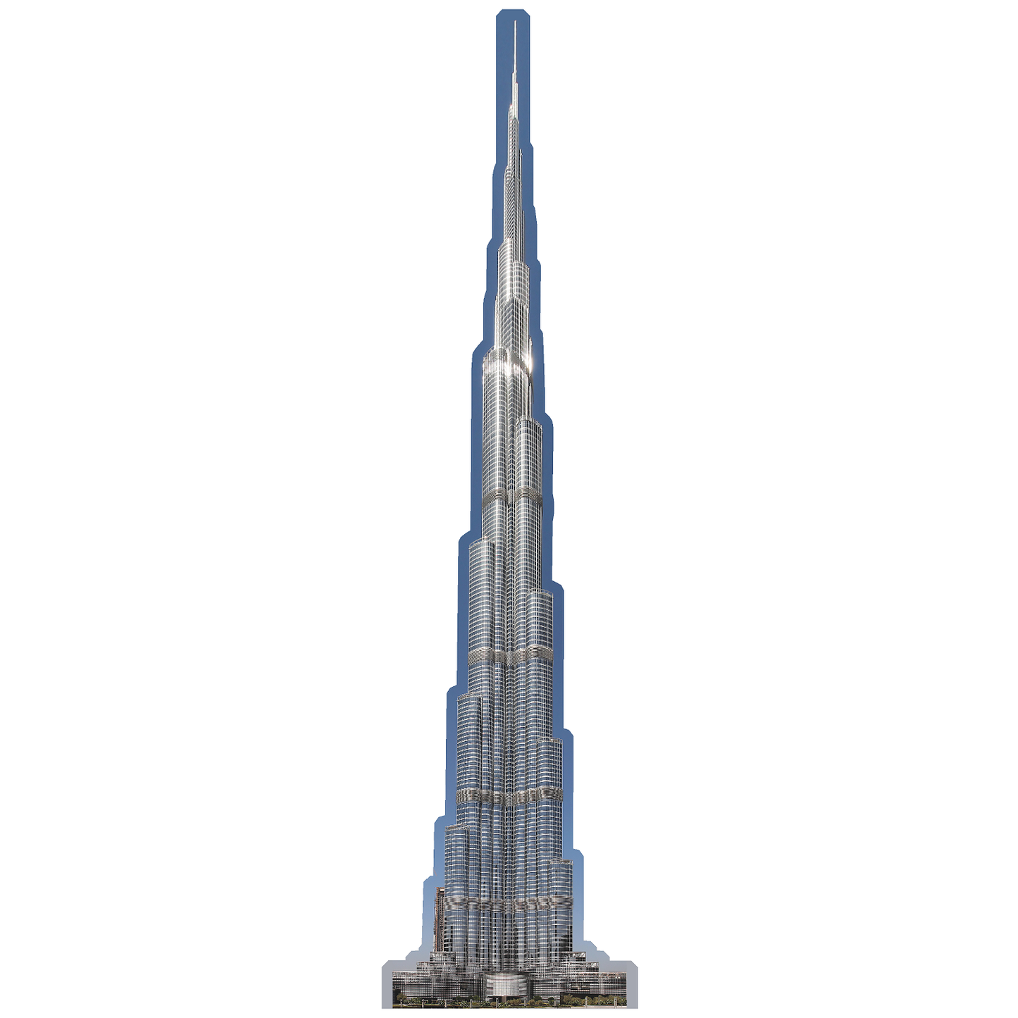Burj Khalifa Dubai Cardboard Cutout