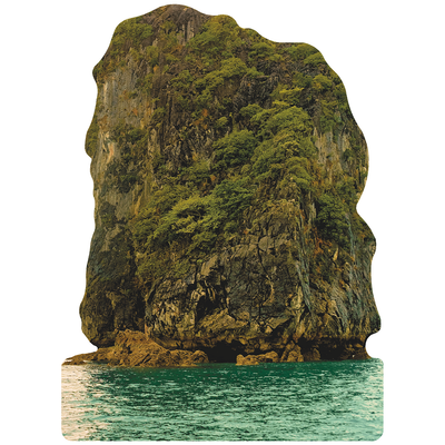 Ha Long Bay Descending Dragon Limestone Rock Cardboard Cutout