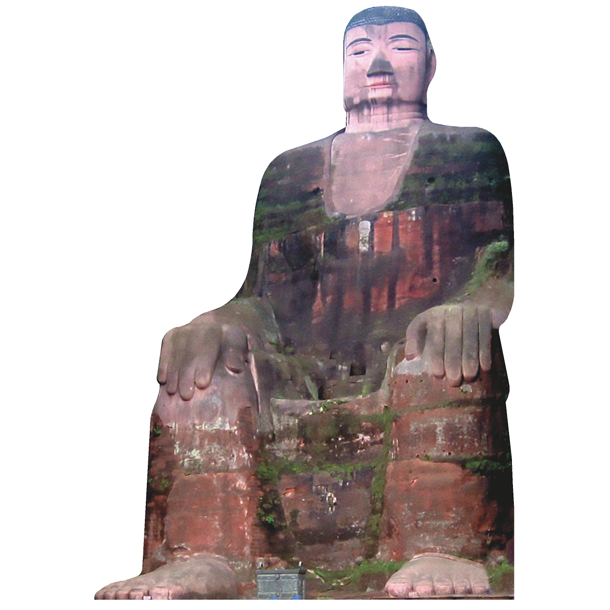 Leshan Giant Buddha Statue Sichuan China Cardboard Cutout