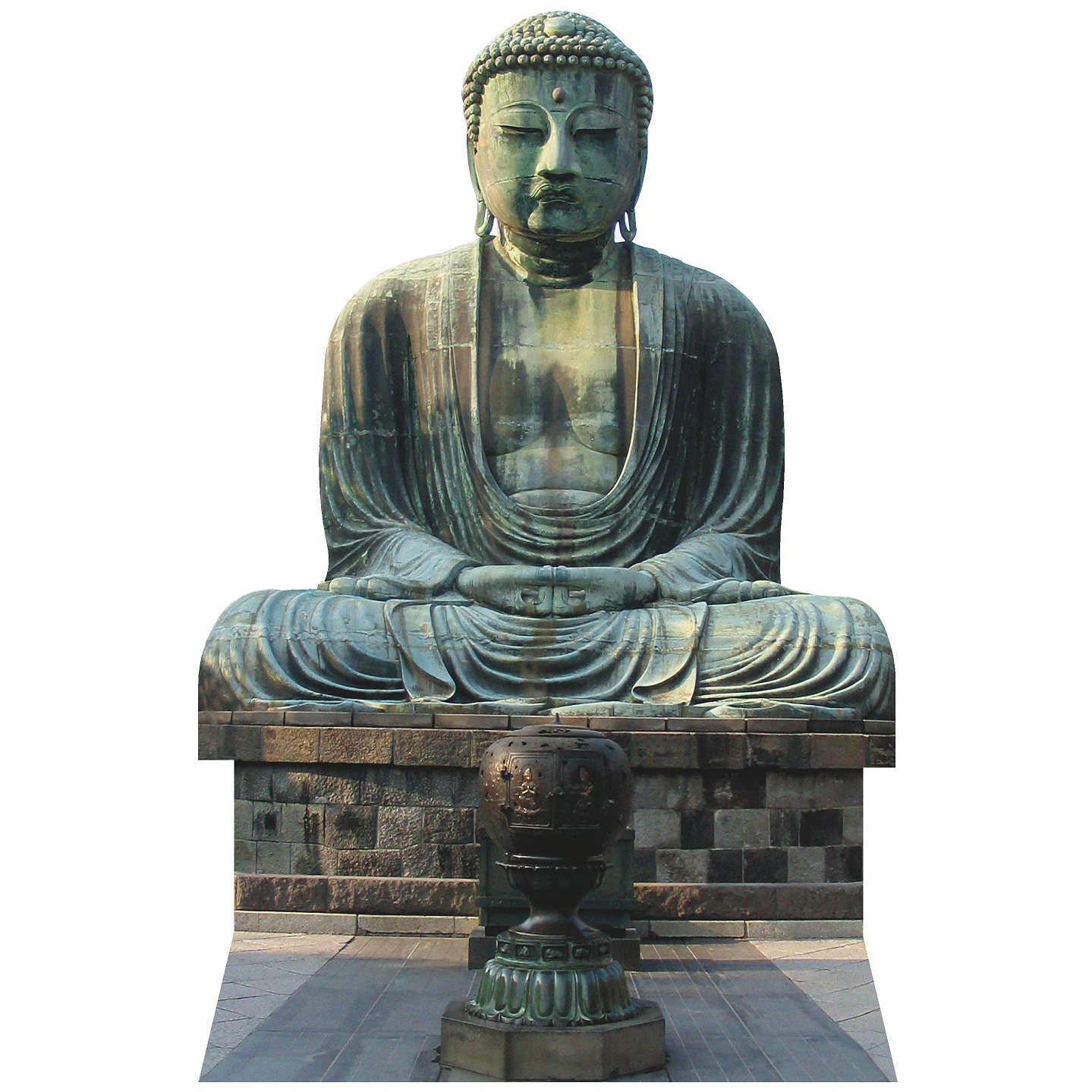 Kamakura Daibutsu Buddha Japan Cardboard Cutout