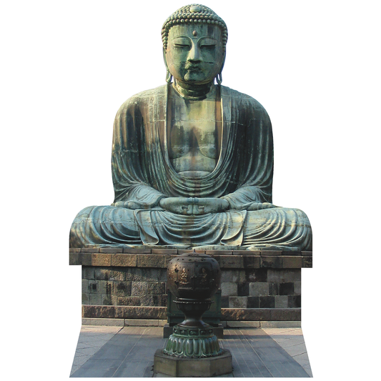 Kamakura Daibutsu Buddha Japan Cardboard Cutout