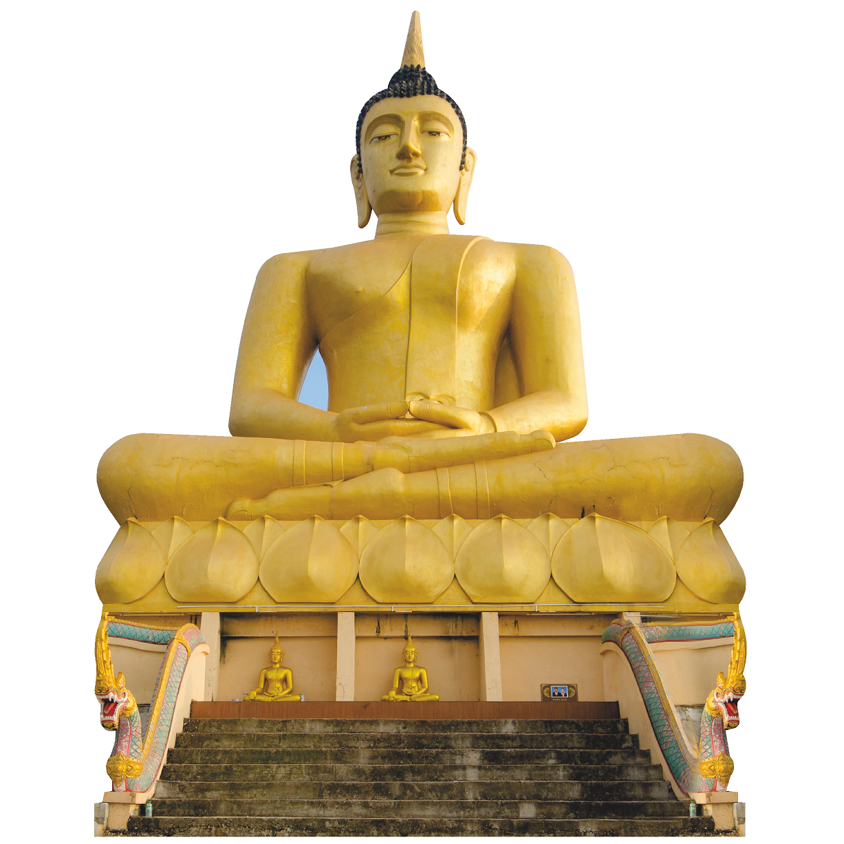 Pakse Golden Buddha Laos Cardboard Cutout